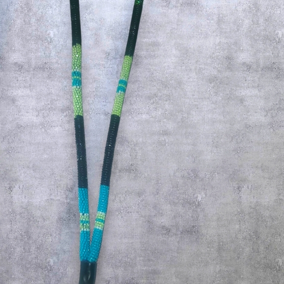 DELICA SIZE 11 SEED BEADED LANYARD - Picture 4 of 7